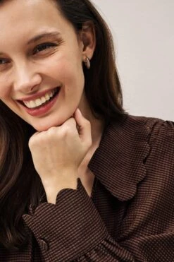 Next Langarmbluse Langärmlige Bluse Mit Muschelkragen (1-tlg) -Next Geschäft 00def0cb 5224 5268 86d2 ebcd62e42558