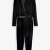 Next Jumpsuit Langärmeliger Overall Aus Samt (1-tlg)