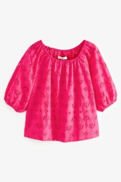 Next Carmenbluse »Oberteil Mit Lochstickerei« (1-tlg)