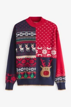 Next Rundhalspullover »Weihnachtspullover Mit Print« (1-tlg)