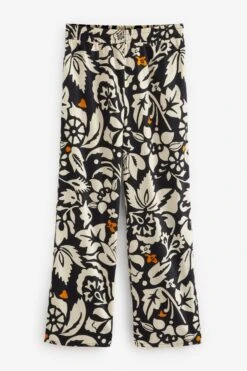 Next Marlene-Hose Hose Mit Weitem Beinschnitt Und Geschlitztem Saum (1-tlg)