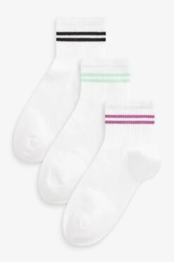 Next Kurzsocken Knöchelhohe Socken, 3er-Pack (1-Paar)