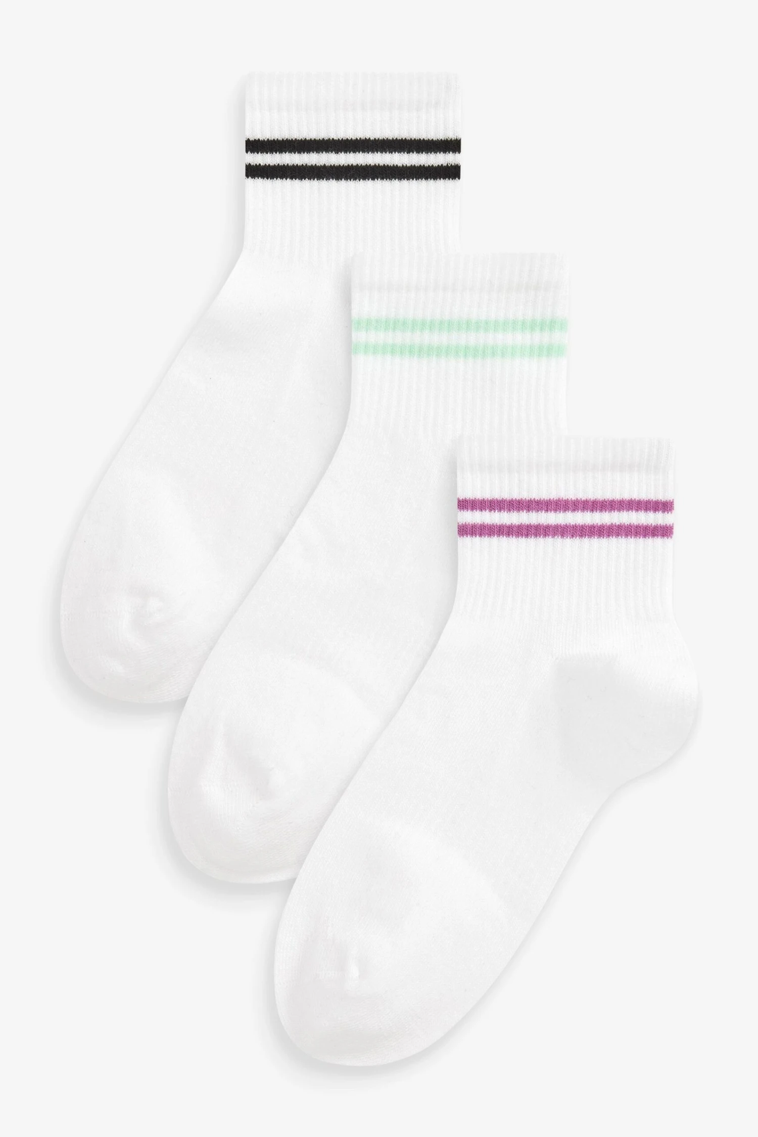 Next Kurzsocken Knöchelhohe Socken, 3er-Pack (1-Paar) 1 Next Kurzsocken Knöchelhohe Socken, 3er-Pack (1-Paar)