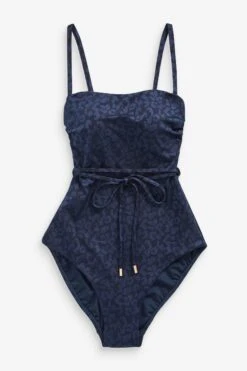 Blau - Savannah Miller X Next Badeanzug Ohne Träger -Next Geschäft 272595s4