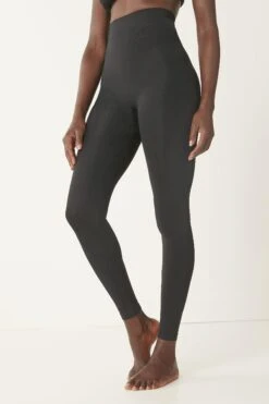 Schwarz - Next Figurformende, Nahtlose Leggings