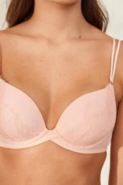 Pink - Savannah Miller X Next Wattierter BH Mit Dekolleté -Next Geschäft 386626s3