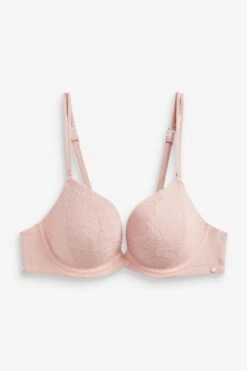 Pink - Savannah Miller X Next Wattierter BH Mit Dekolleté -Next Geschäft 386626s4