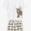 Next Pyjama Hamish The Highland Cow Kurzes Pyjama-Set (2 Tlg)