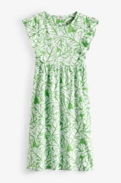 Next Sommerkleid »T-Shirt-Sommerkleid Mit Rüschenärmeln« (1-tlg)