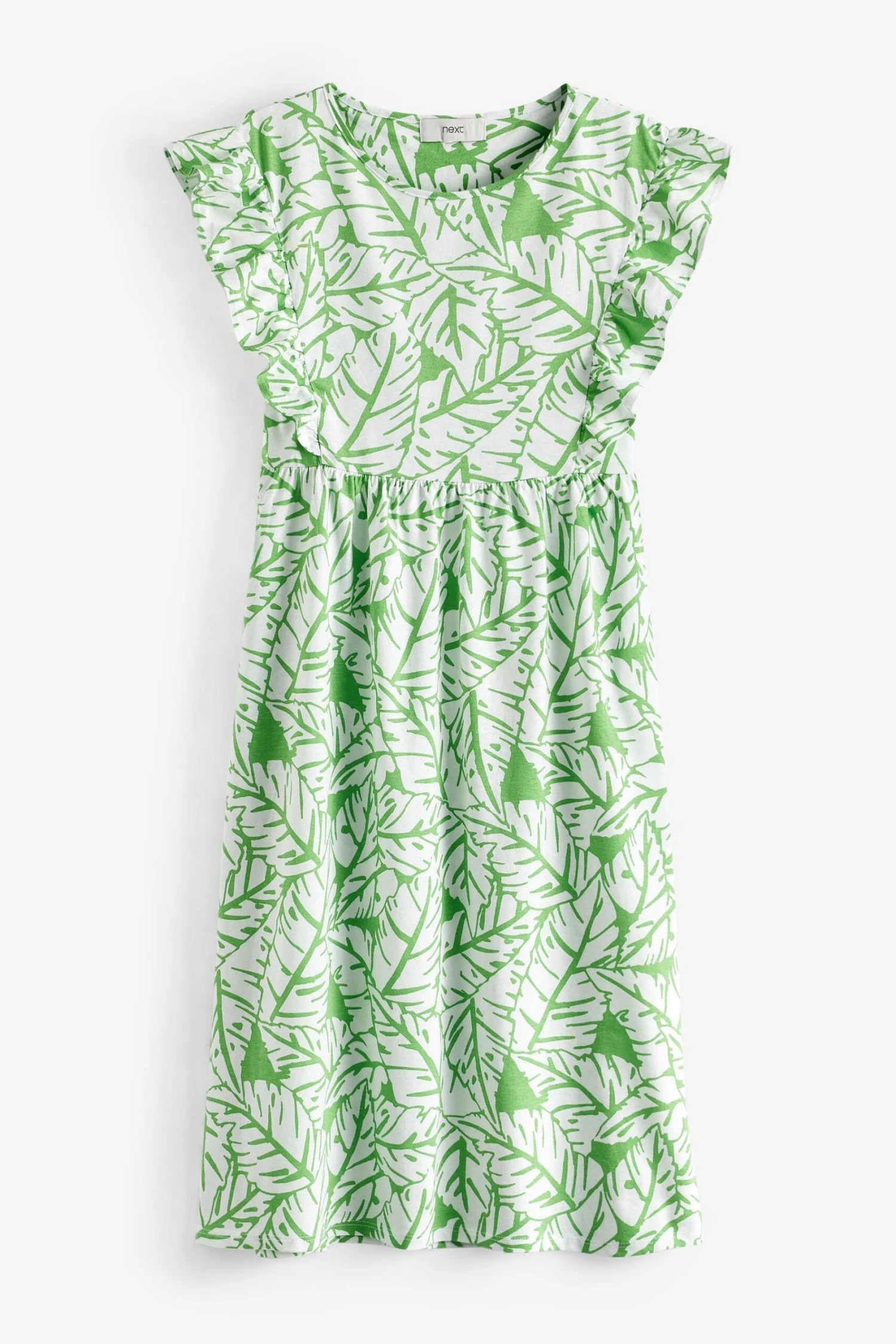 Next Sommerkleid »T-Shirt-Sommerkleid Mit Rüschenärmeln« (1-tlg) 1 Next Sommerkleid »T-Shirt-Sommerkleid Mit Rüschenärmeln« (1-tlg)