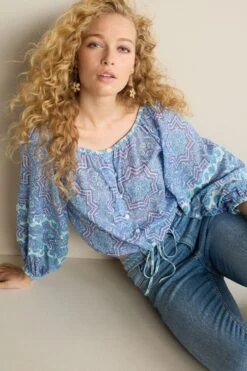 Next Langarmbluse Langärmeliges Top Mit Ballonsaum (1-tlg) -Next Geschäft 5c0b1392 670b 50be adb1 2b347dc5510c