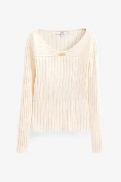 Next Strickpullover Strickoberteil Mit Rippung (1-tlg)
