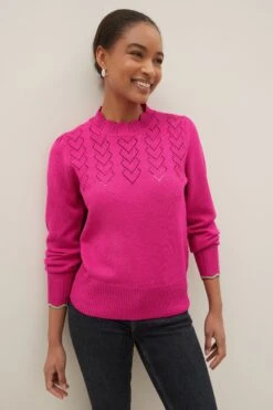 Next Rundhalspullover »Pullover Mit Herzmotiv« (1-tlg)