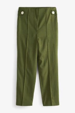 Next Stoffhose Elegante Hose Im Slim Fit Aus Leinengemisch (1-tlg)