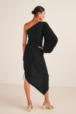 Next Midikleid Rüschen-Midikleid Mit One-Shoulder-Design (1-tlg) -Next Geschäft 67833e82 a7c8 5f59 8f3c ecf0079283ec