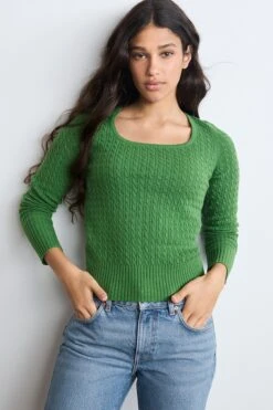 Next Strickpullover »Oberteil Aus Strick Mit Karree-Ausschnitt« (1-tlg)