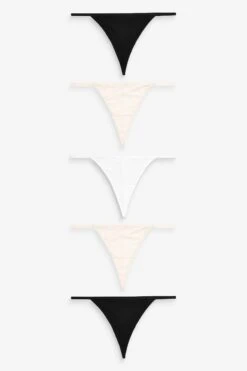 Next Pagenslip 5er-Pack Mikrofaser-Slips, G-Strings (5-St)