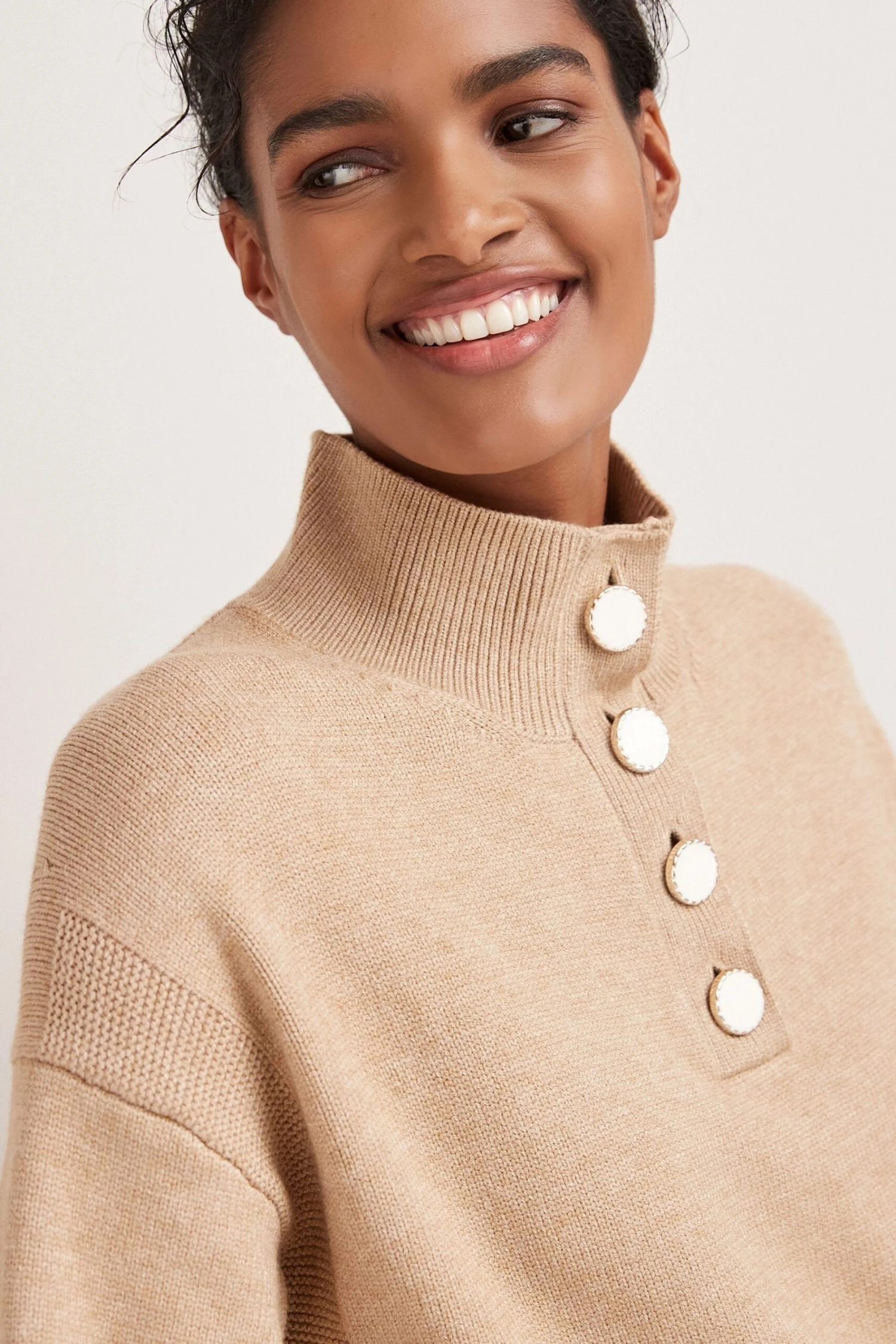 Next Polokragenpullover »Hochgeschlossener Polo-Pullover Mit Knöpfen« (1-tlg) 4 Next Polokragenpullover »Hochgeschlossener Polo-Pullover Mit Knöpfen« (1-tlg) – Bild 4