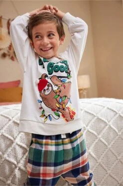 Karos - Next Kinder Festive Friend Pyjama, Familienkollektion (9 Monate Bis 16 Jahre) -Next Geschäft 837934s3