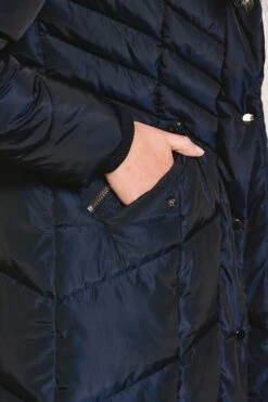 Next Wattierter Mantel Mit Fellimitat-Besatz -Next Geschäft 840 679s4