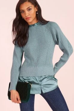 Next Strickpullover »Glitzer-Pullover Mit Rüschen Und Hemd-Lagenlook« (1-tlg) 6 Next Strickpullover »Glitzer-Pullover Mit Rüschen Und Hemd-Lagenlook« (1-tlg) -Next Geschäft 861ff6d6 3b00 5352 9e84 04ded55d2b01