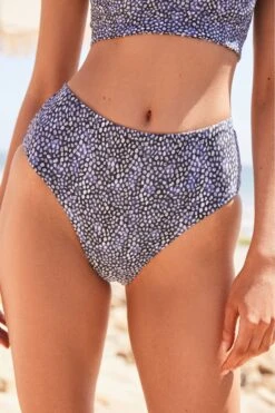 Blau - Savannah Miller X Next Bauchformende Midi-Bikinihose