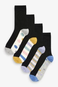 Next Kurzsocken Knöchelhohe Socken, 4er-Pack (1-Paar)