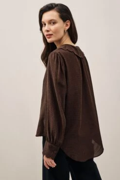 Next Langarmbluse Langärmlige Bluse Mit Muschelkragen (1-tlg) -Next Geschäft 92826dcc 81ea 51f4 b83c 58d53e8de6c1