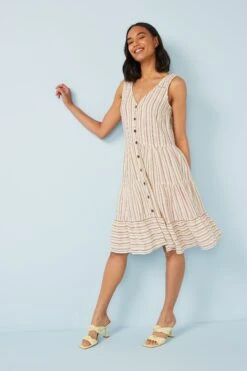 Next Sommerkleid Durchgeknöpftes Kleid Aus Leinenmischgewebe (1-tlg) -Next Geschäft 937302e7 5a9f 5a11 b02e ae69d30178ff