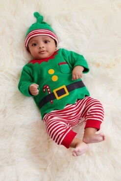 Next Baby-Schlafanzug Aus Velours (0-3yrs)