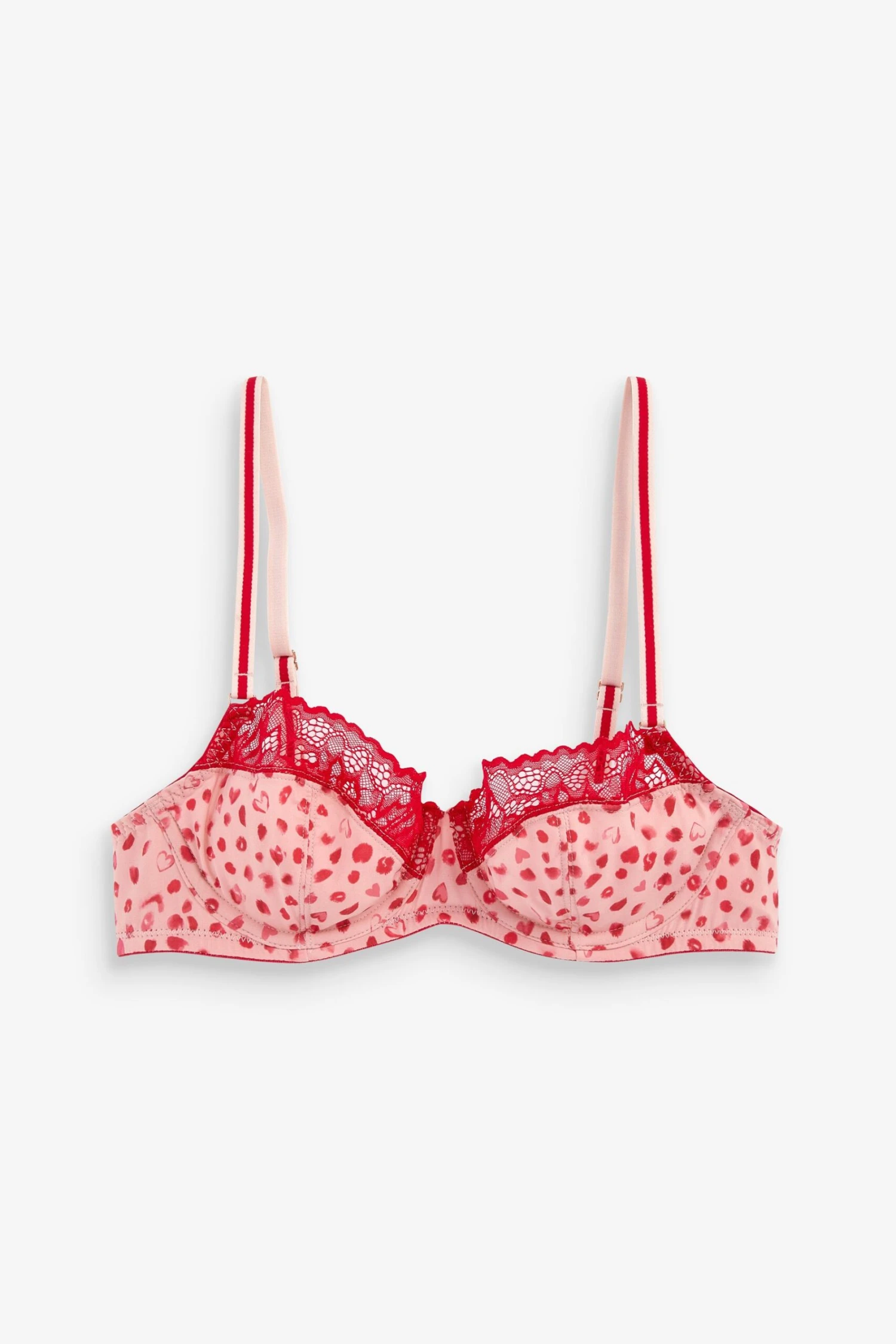 Rot Mit Herzen - Savannah Miller X Next Balconnet-BH Mit Spitze 5 Rot Mit Herzen - Savannah Miller X Next Balconnet-BH Mit Spitze – Bild 5