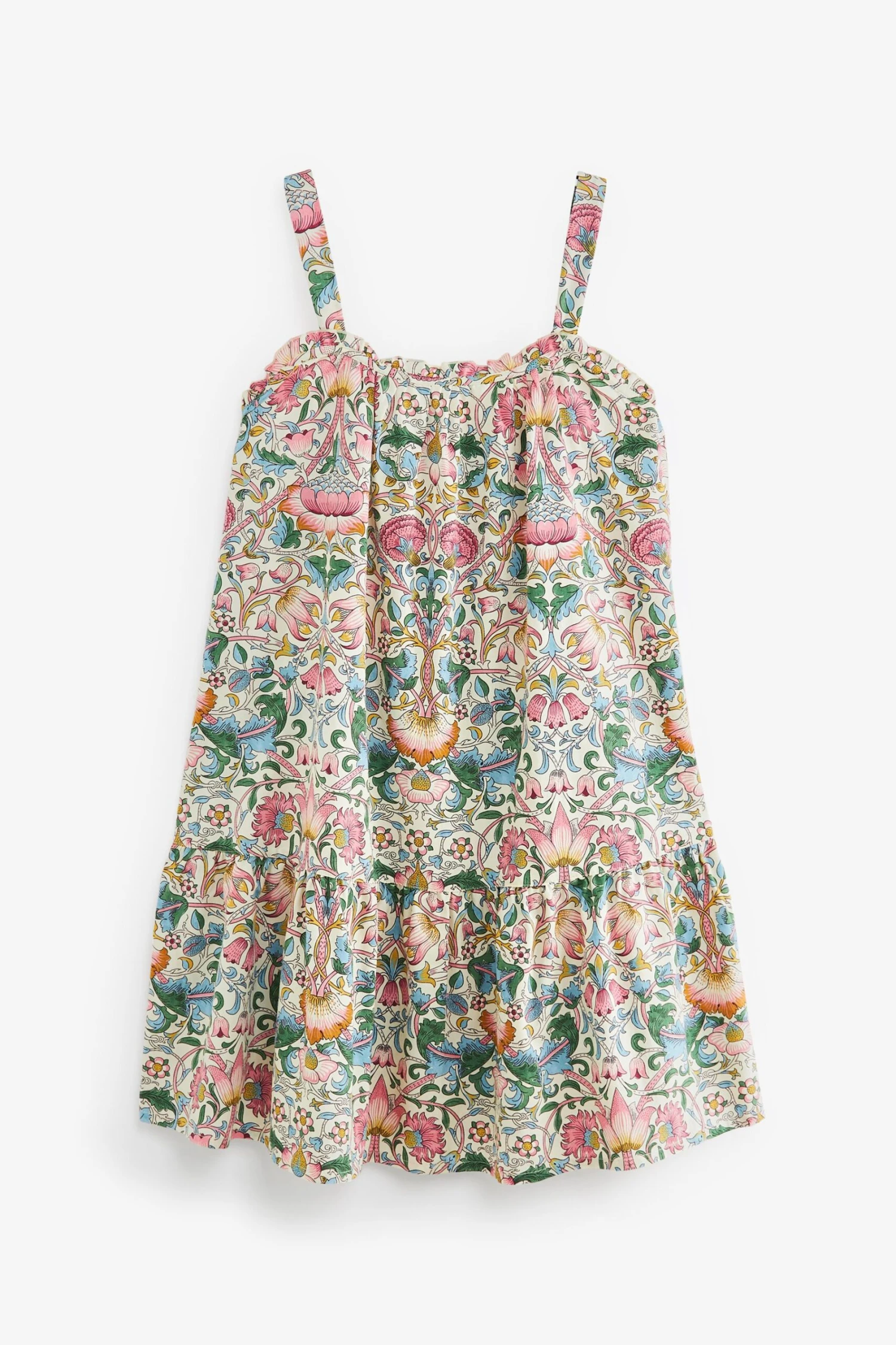 Rosa Mit Floralem Muster - Morris & Co. At Next Gewebtes Trägerkleid 6 Rosa Mit Floralem Muster - Morris & Co. At Next Gewebtes Trägerkleid – Bild 6