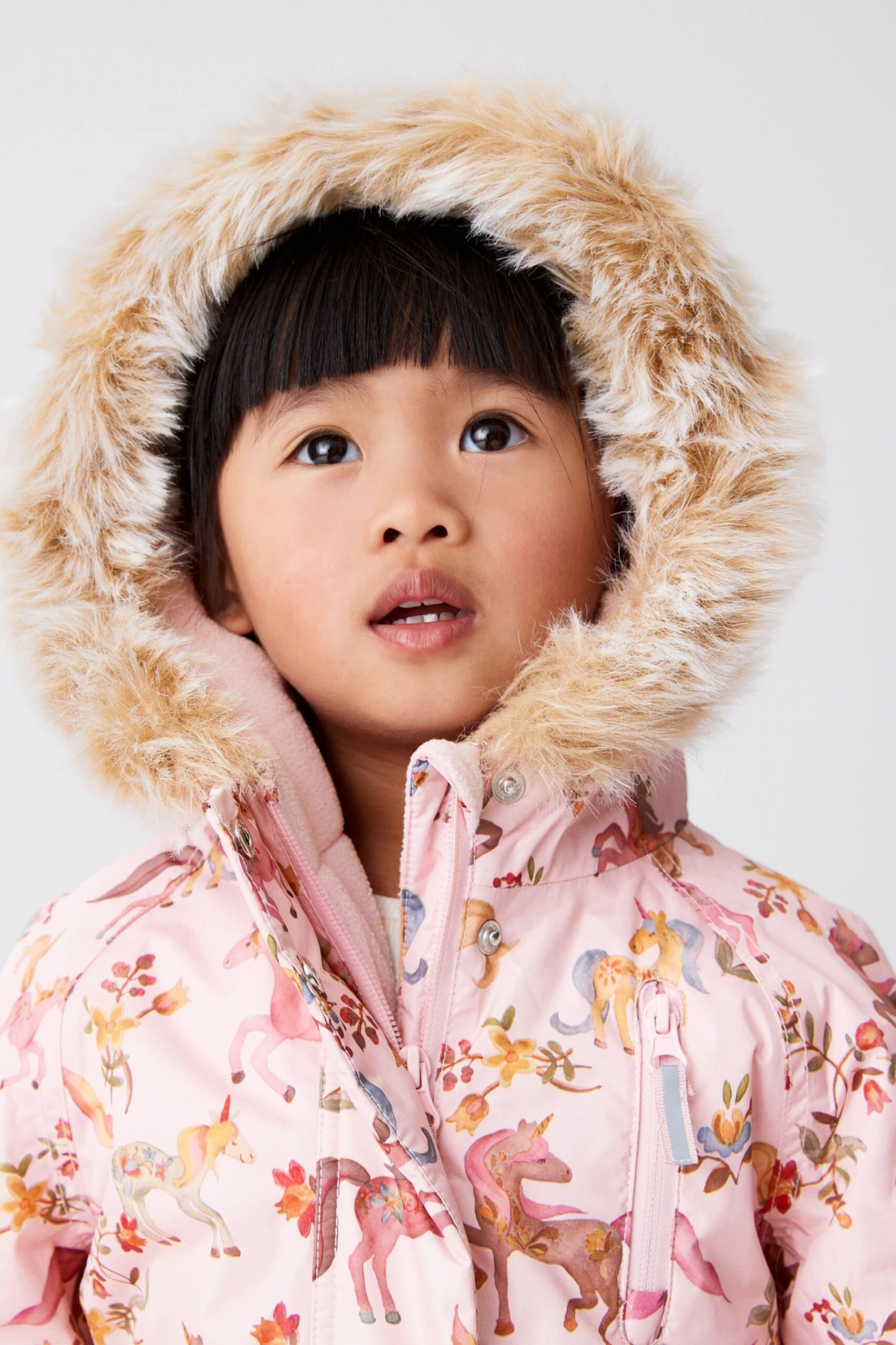 Pink - Next Wasserdichter Schneeanzug Mit Einhornprint (3 Monate Bis 7 Jahre) 4 Pink - Next Wasserdichter Schneeanzug Mit Einhornprint (3 Monate Bis 7 Jahre) – Bild 4