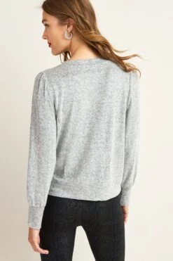 Next Bequemer Pullover Mit Puffärmeln Und Pailletten -Next Geschäft A85 395s3