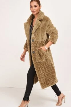 Next Teddy-Mantel Aus Fellimitat-Mix