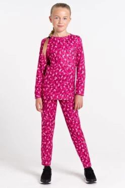 Pink - Dare 2b Next Baselayer-Set Zum Skifahren Für Mädchen