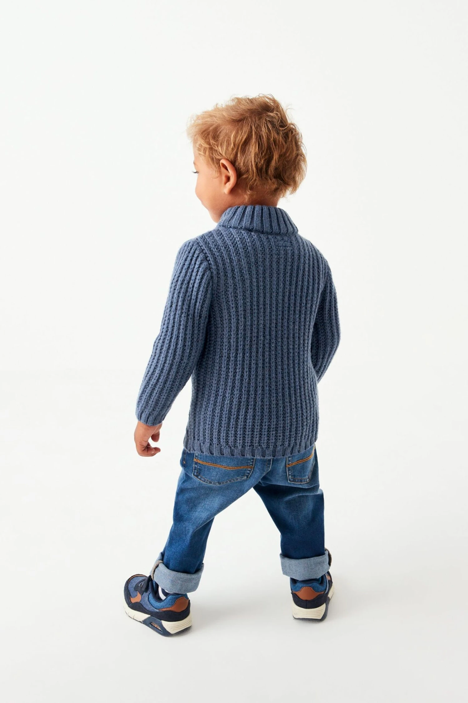 Next Zopfstrickpullover Mit RV-Kragen (3 Monate Bis 7 Jahre) 3 Next Zopfstrickpullover Mit RV-Kragen (3 Monate Bis 7 Jahre) – Bild 3