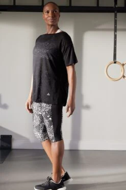 Next Active Sports Sportshirt Mit Ausbrenner-Animalprint -Next Geschäft C39526s2