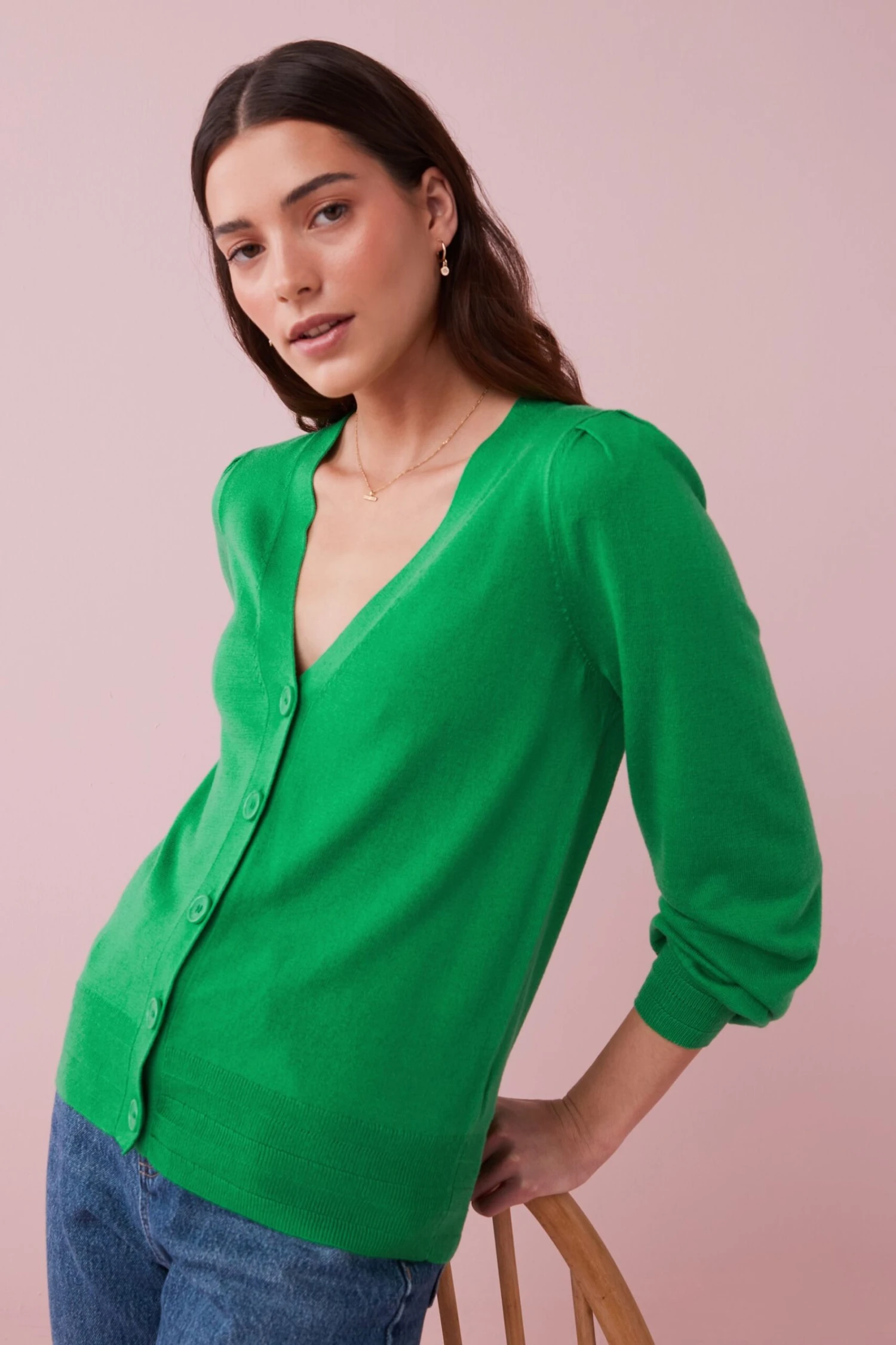 Next Strickjacke Mit Knopfleiste 3 Next Strickjacke Mit Knopfleiste – Bild 3