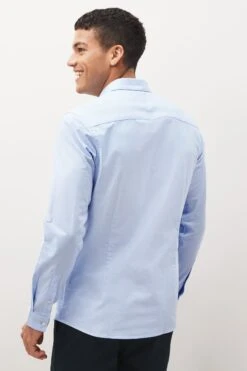 Next Langärmelige Oxford-Hemden Mit Stretch Im Multipack -Next Geschäft C41 574s4