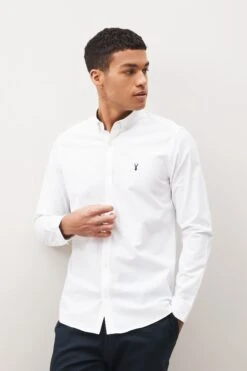 Next Langärmelige Oxford-Hemden Mit Stretch Im Multipack -Next Geschäft C41 574s6