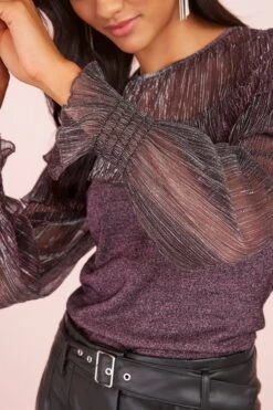 Next Rüschentop Mit Glitzer -Next Geschäft C50 396s4