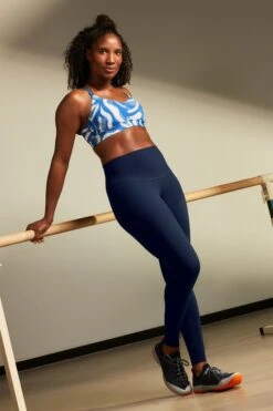 Next Active Sports Lange, Figurformende Leggings Mit Hohem Bund Für Eine Flache Bauchform