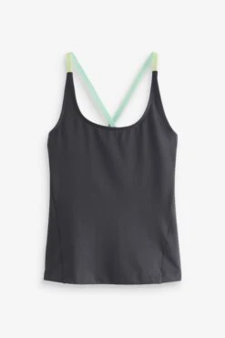 Schiefergrau - Next Active Figurbetontes Sport-Trägertop Mit überkreuzter Rückseite 7 Schiefergrau - Next Active Figurbetontes Sport-Trägertop Mit überkreuzter Rückseite -Next Geschäft C59 357s4