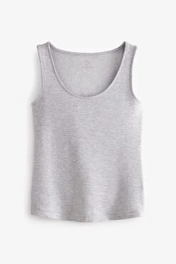 Grau Meliert - Next Elements Angerautes Thermo-Trägertop -Next Geschäft C60208s5