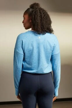 Next Active Sports Meliertes Sweatshirt Mit Tunnelzug -Next Geschäft C72 367s3