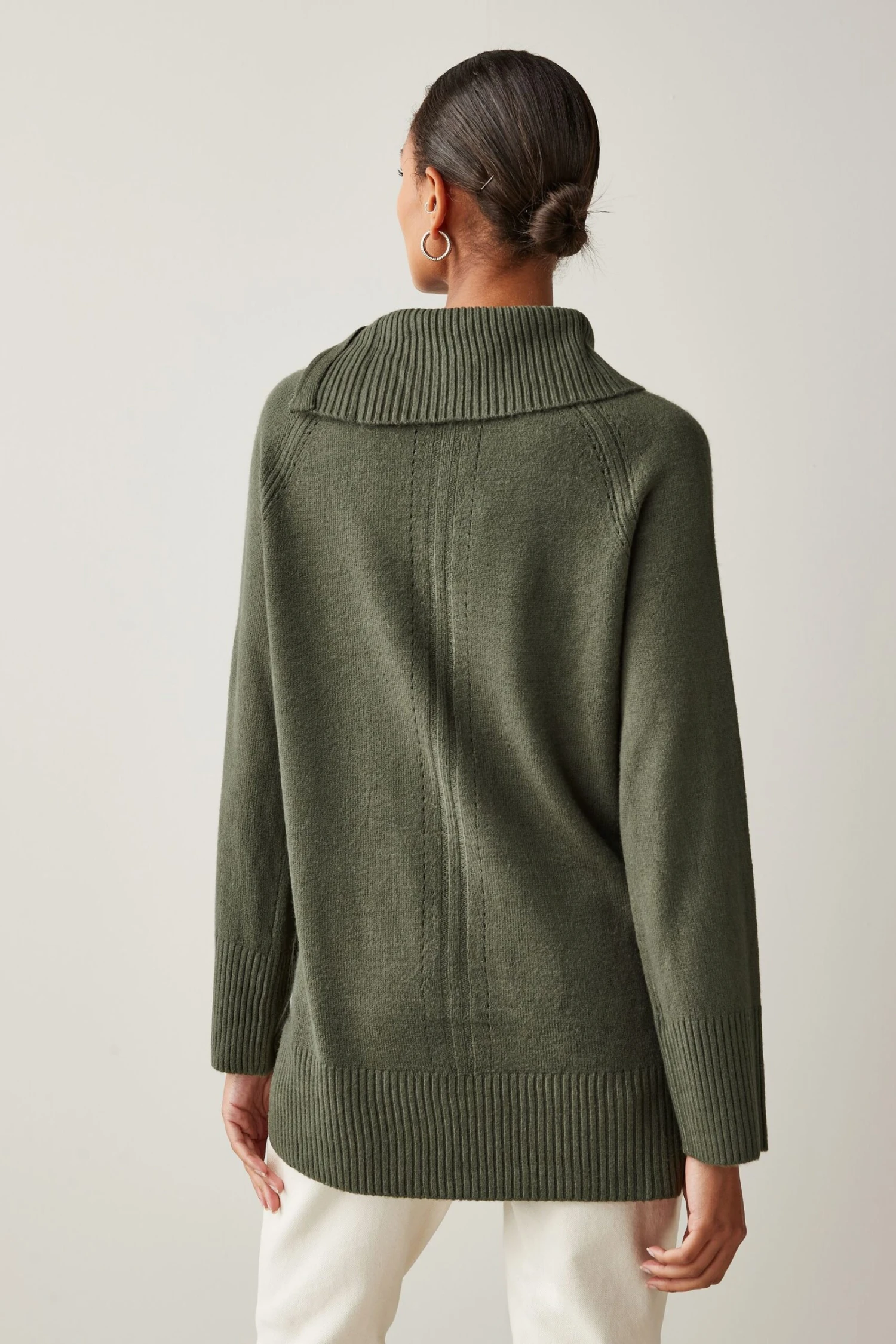 Next Tunikapullover Mit Stehkragen Und Reißverschluss 2 Next Tunikapullover Mit Stehkragen Und Reißverschluss – Bild 2