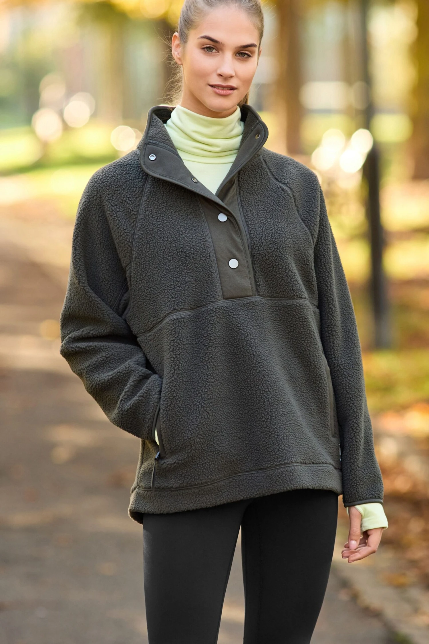 Next Elements Fleeceoberteil Mit Druckknopfleiste Am Kragen 2 Next Elements Fleeceoberteil Mit Druckknopfleiste Am Kragen – Bild 2