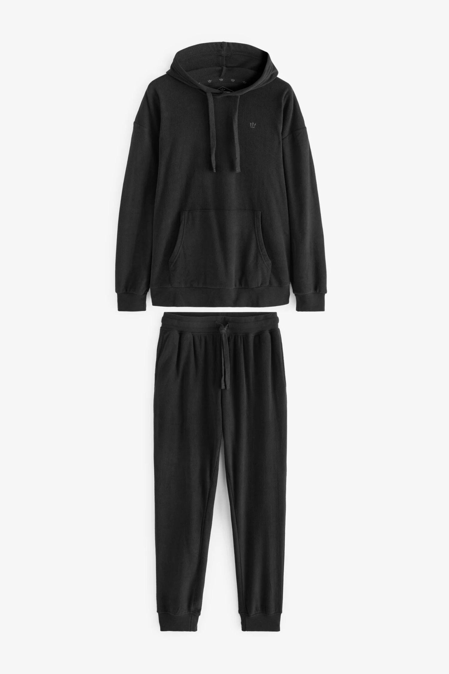 Schwarz - Next Thermo-Pyjama Mit Kapuze 6 Schwarz - Next Thermo-Pyjama Mit Kapuze – Bild 6