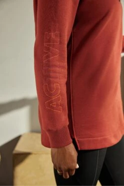Next Active Sports Lang Geschnittenes Kapuzensweatshirt -Next Geschäft C93 199s4